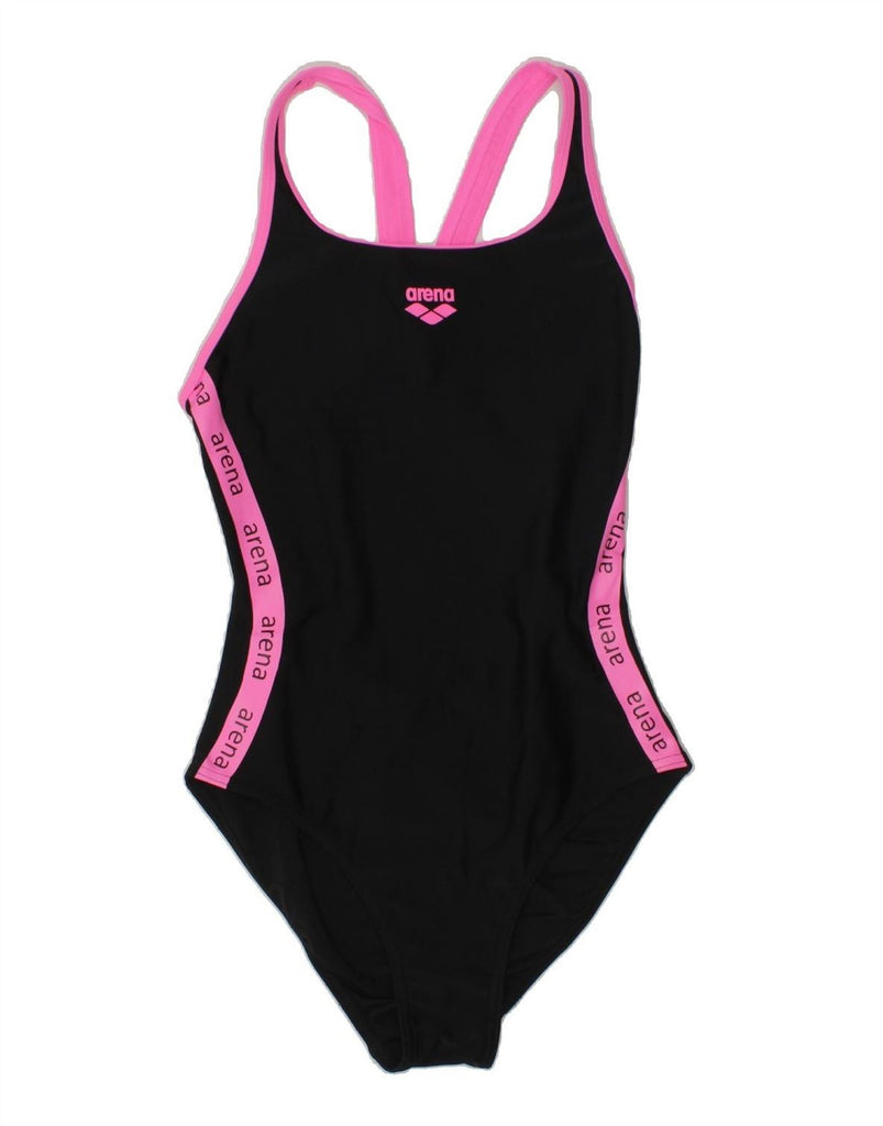 ARENA Girls Swimwear 10-11 Years Black | Vintage Arena | Thrift | Second-Hand Arena | Used Clothing | Messina Hembry 