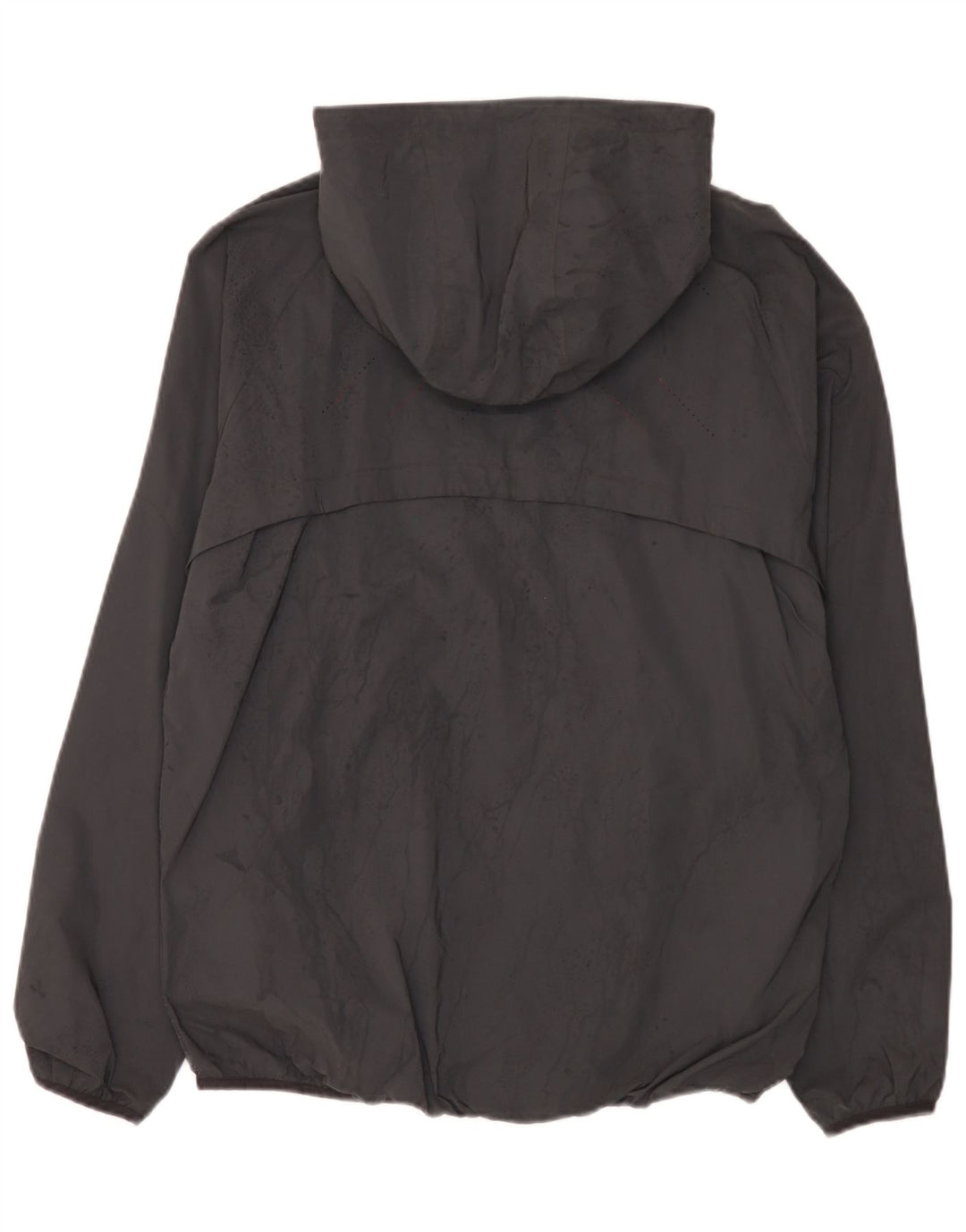 Ellesse Mens Hooded Rain Jacket UK 38 Medium Grey Polyamide