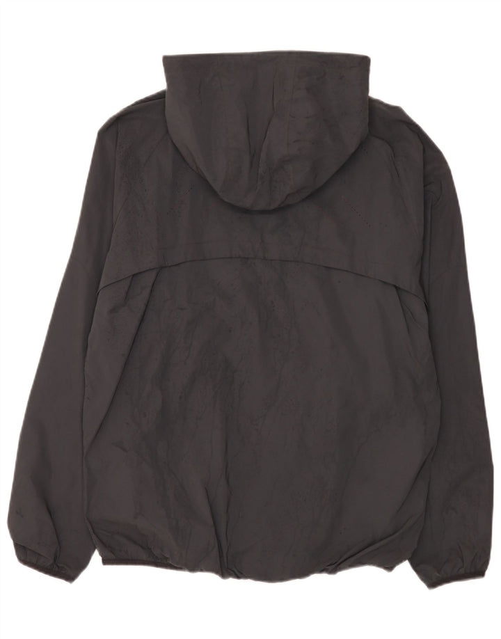 Ellesse Mens Hooded Rain Jacket UK 38 Medium Grey Polyamide