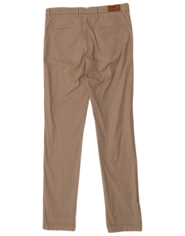 Trussardi Womens Slim Chino Trousers IT 44 Medium W30 L34 Grey Cotton