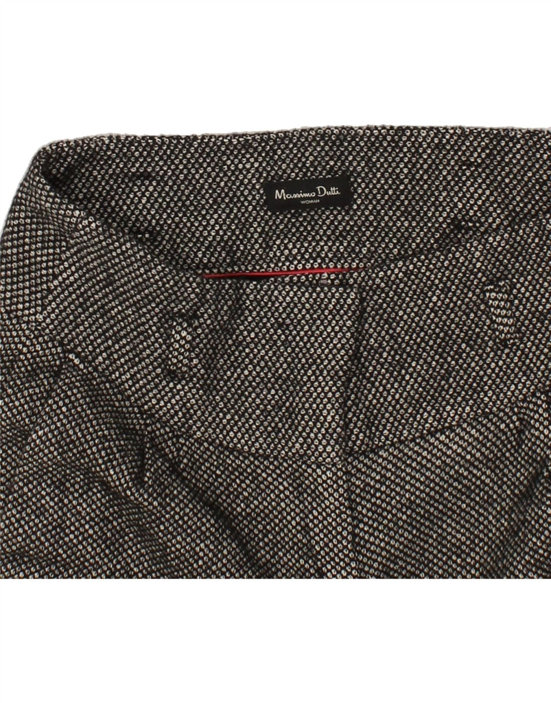 MASSIMO DUTTI Womens Pencil Skirt EU 40 Medium W30  Grey Spotted Wool Vintage Massimo Dutti and Second-Hand Massimo Dutti from Messina Hembry 