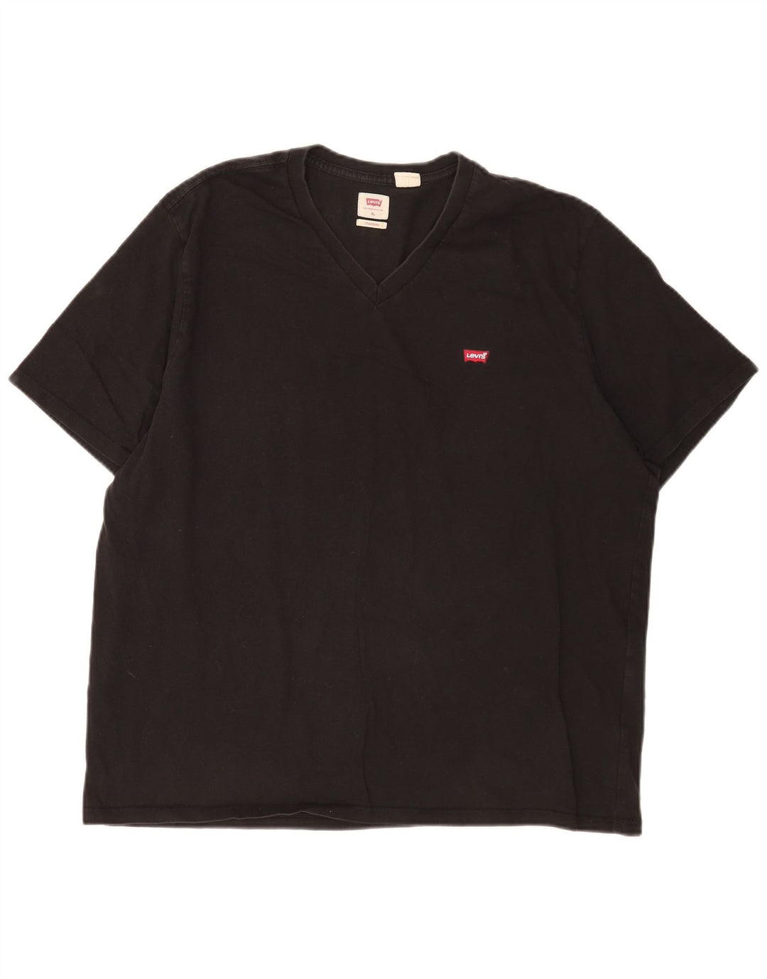 Levi's Mens Standard Fit T-Shirt Top XL Black Cotton