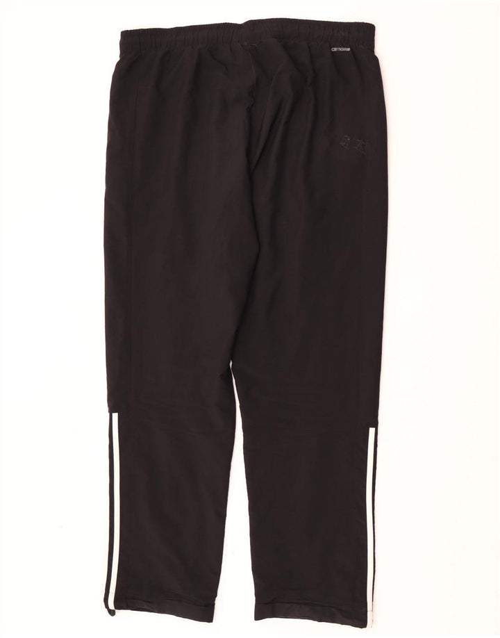 Adidas Mens Climalite Tracksuit Trousers Large  Black Polyester