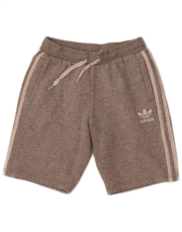 Adidas Boys Sport Shorts 9-10 Years  Grey Cotton
