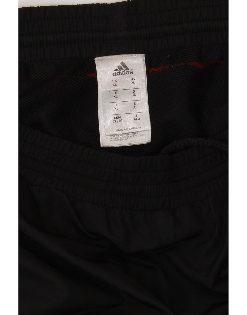 ADIDAS Mens Tracksuit Trousers Joggers XL  Black Polyester Vintage Adidas and Second-Hand Adidas from Messina Hembry 