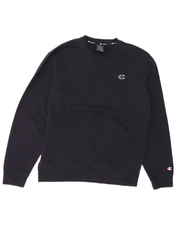 CHAMPION Mens Sweatshirt Jumper Medium Navy Blue