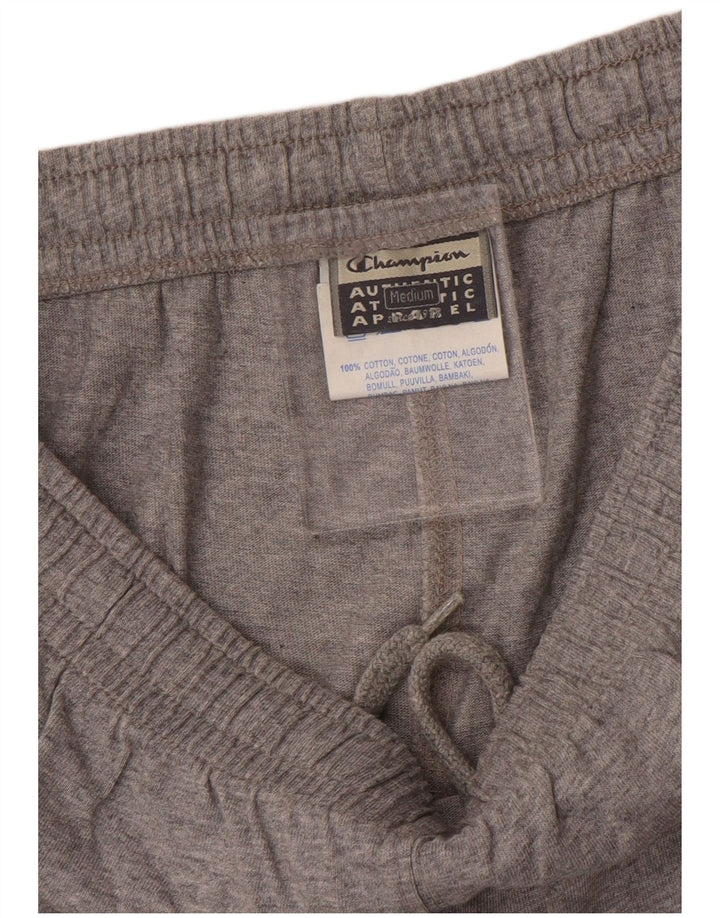 Champion Mens Tracksuit Trousers Medium  Grey Cotton