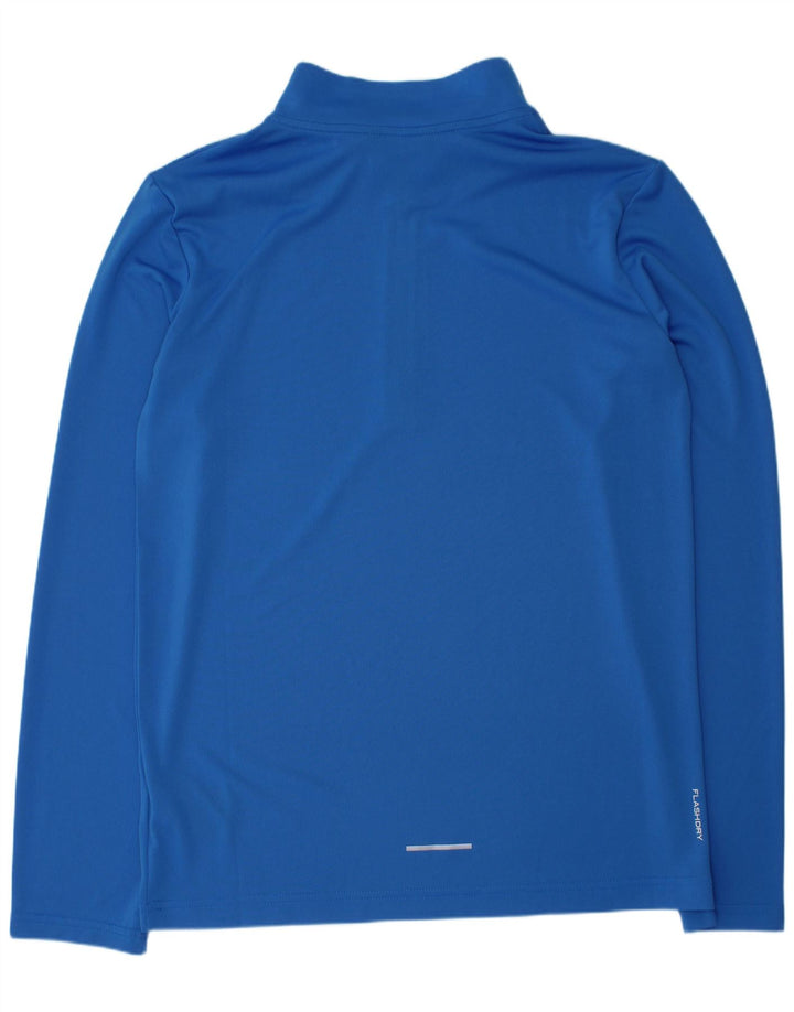 The North Face Boys Zip Neck Pullover Tracksuit Top 13-14 Years Large Blue