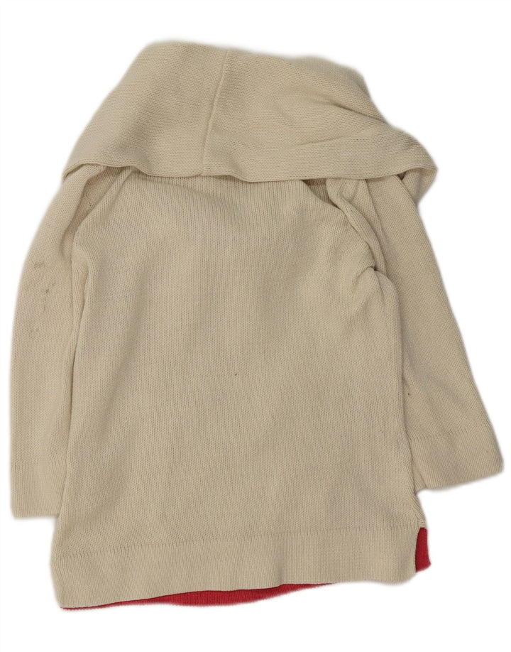 Joules Womens Shawl Neck Jumper Sweater UK 8 Small  Off White