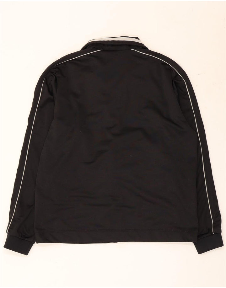 Champion Mens Tracksuit Top Jacket Medium Black Colourblock Polyester