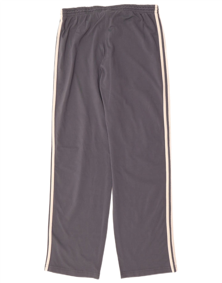 Adidas Womens Tracksuit Trousers UK 16 Large Navy Blue Polyamide
