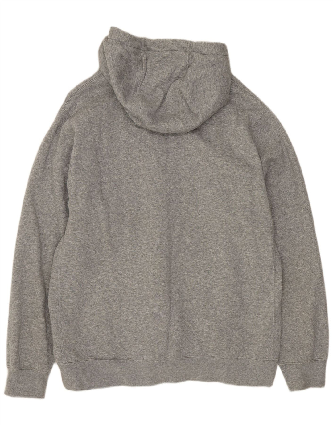 Nike Mens Hoodie Jumper Large Grey Flecked Cotton