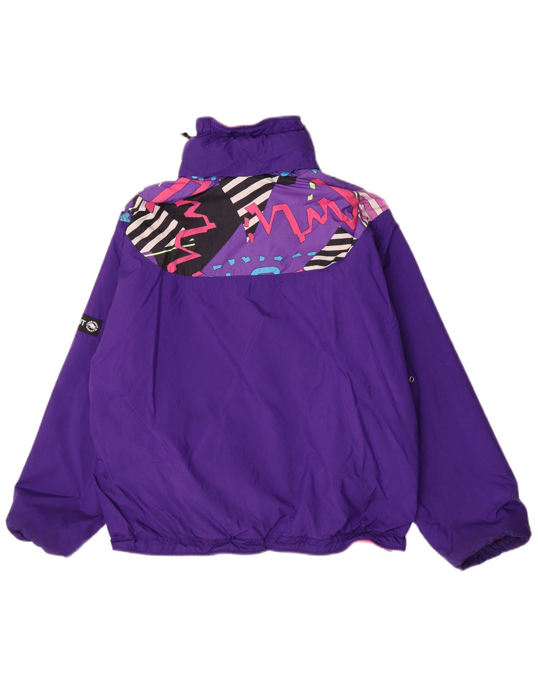 Mammut Mens Graphic Anorak Jacket UK 40 L Multicoloured Geometric