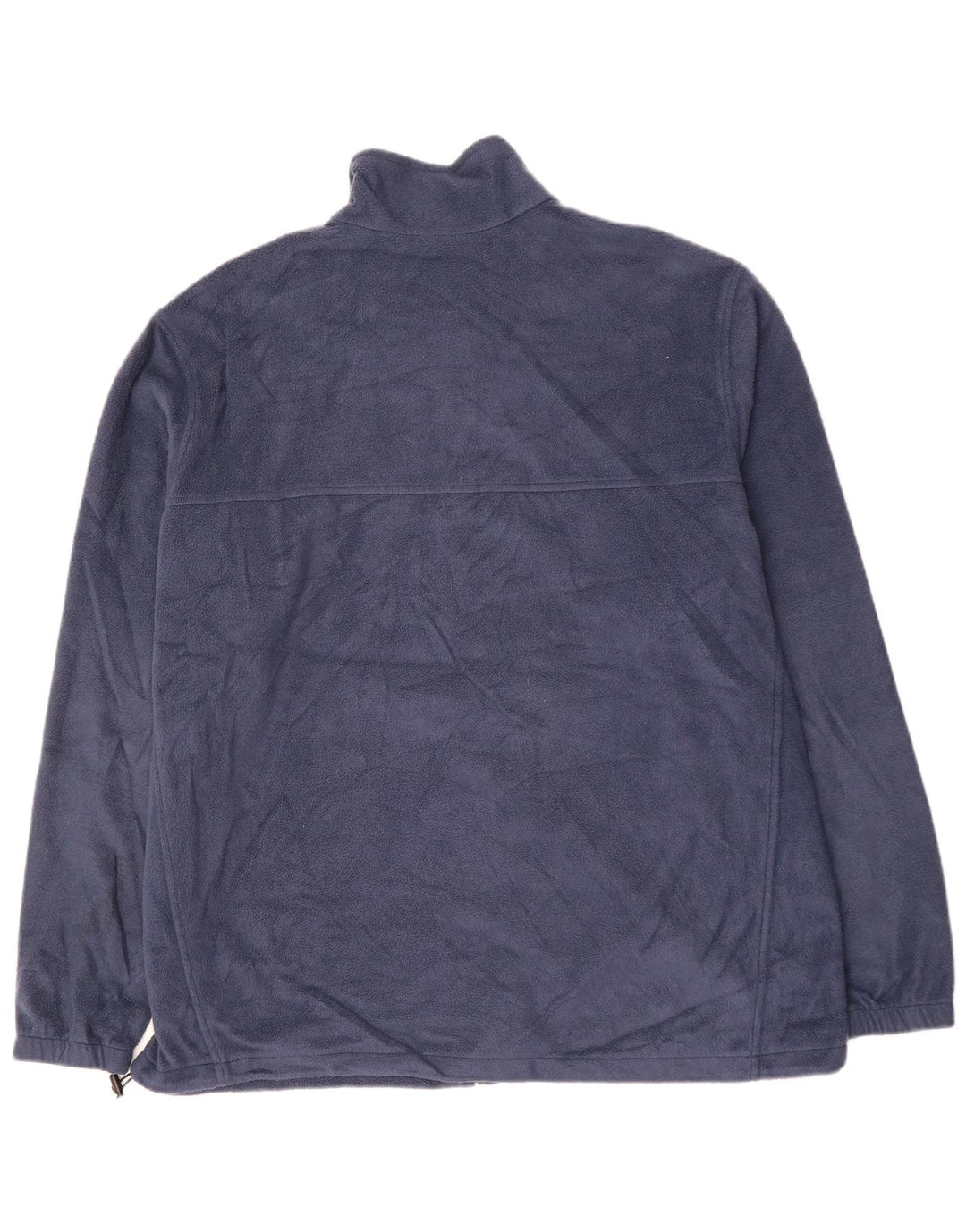Columbia Mens Fleece Jacket UK 44 2XL Navy Blue Polyester