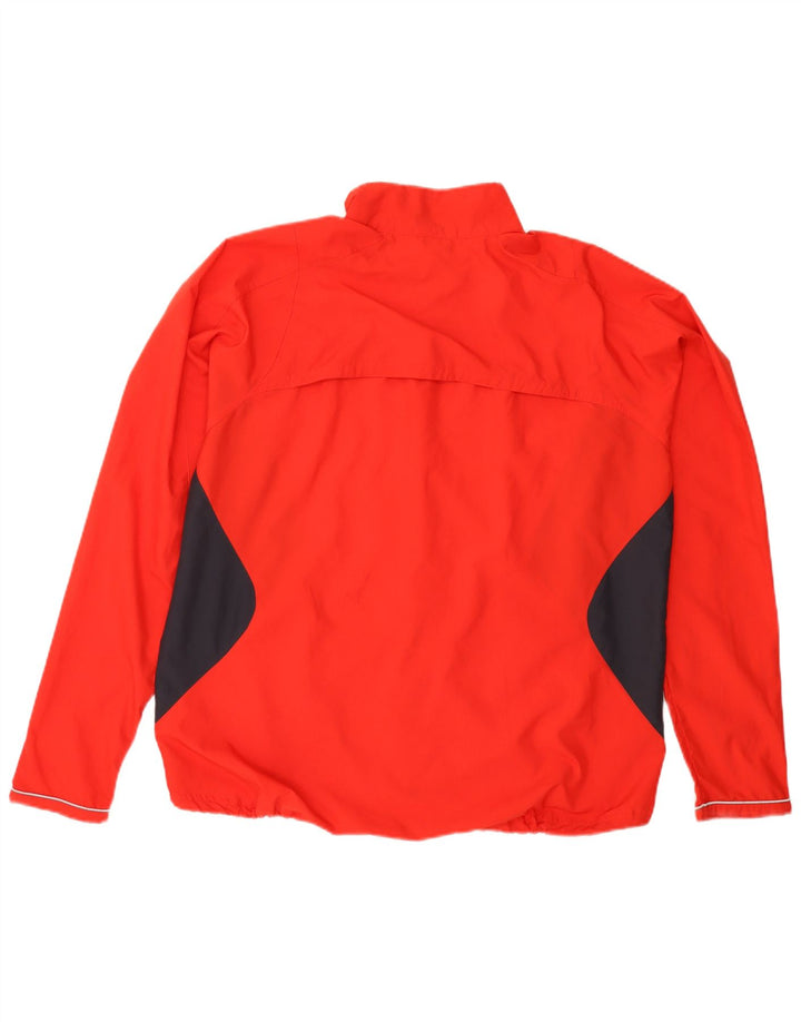 Nike Womens Tracksuit Top Jacket UK 18/20 2XL Red Colourblock