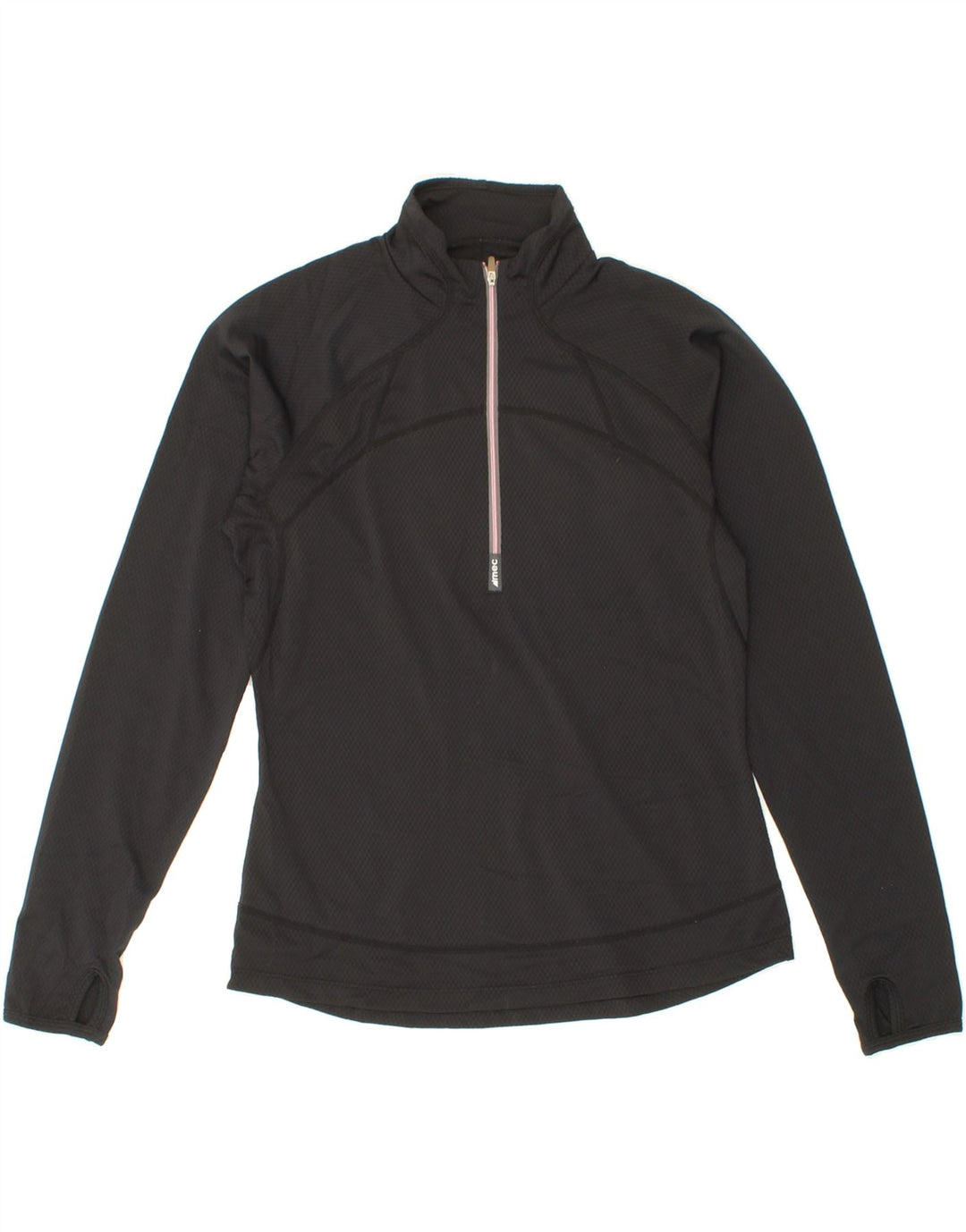 MOUNTAIN EQUIPMENT Womens Pullover Tracksuit Top UK 12 Medium Black Nylon Vintage Mountain Equipment and Second-Hand Mountain Equipment from Messina Hembry 