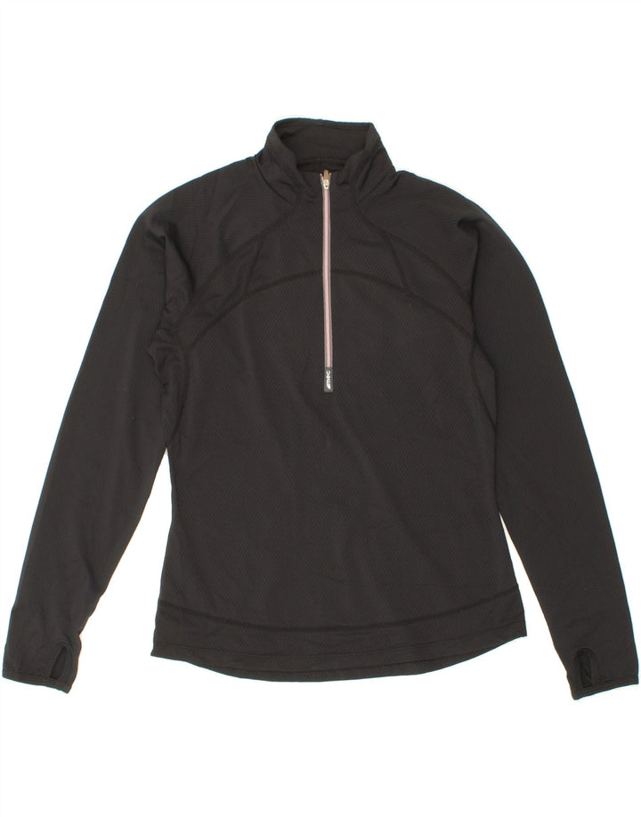 MOUNTAIN EQUIPMENT Womens Pullover Tracksuit Top UK 12 Medium Black Nylon Vintage Mountain Equipment and Second-Hand Mountain Equipment from Messina Hembry 