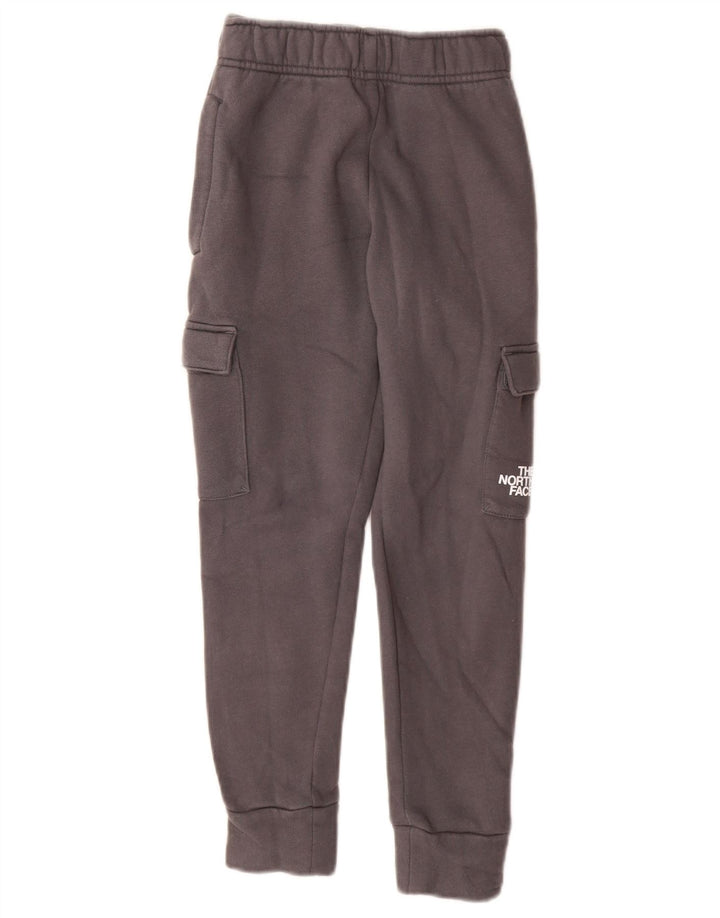 THE NORTH FACE Boys Tracksuit Trousers Joggers 7-8 Years Small Grey