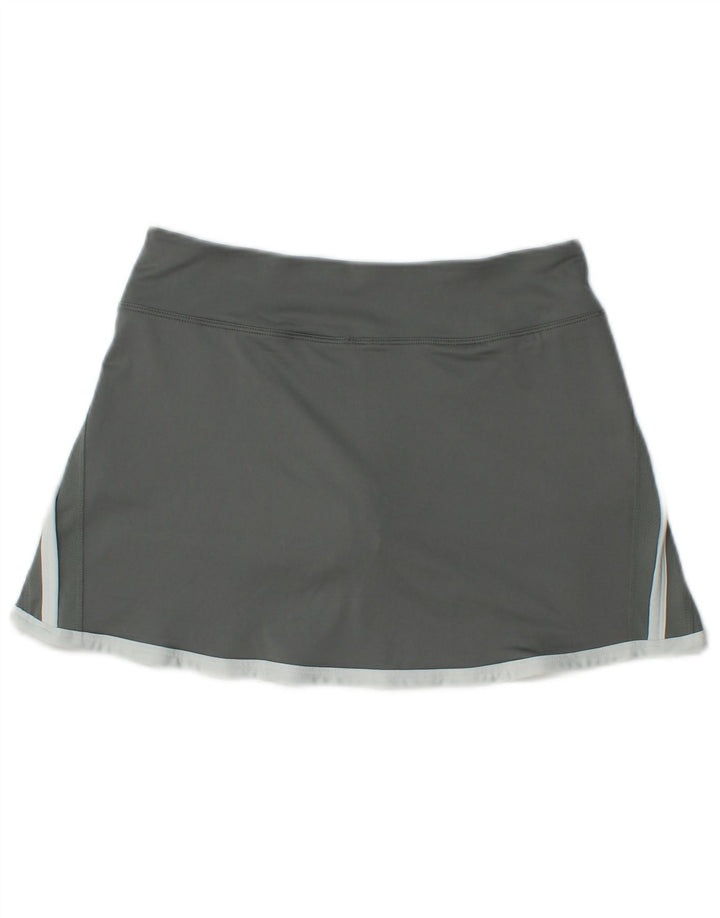 Nike Womens Dri Fit Skort UK 14 Large Grey Colourblock Polyester