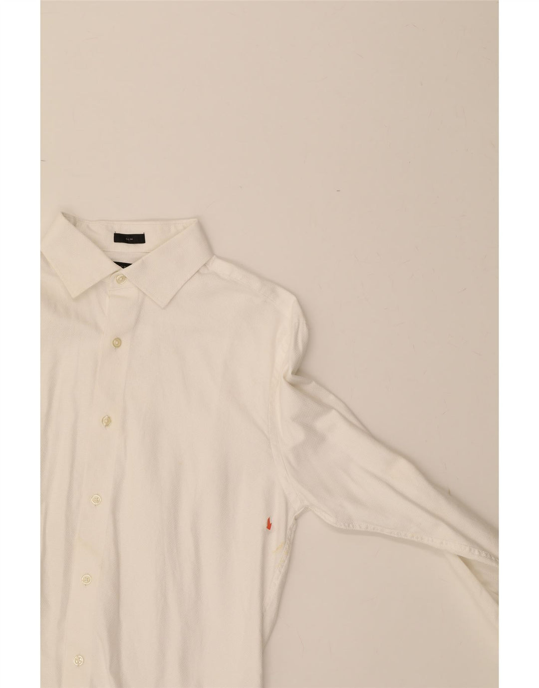 J. CREW Mens Slim Shirt Size 15 1/2 Medium White Cotton Vintage J. Crew and Second-Hand J. Crew from Messina Hembry 