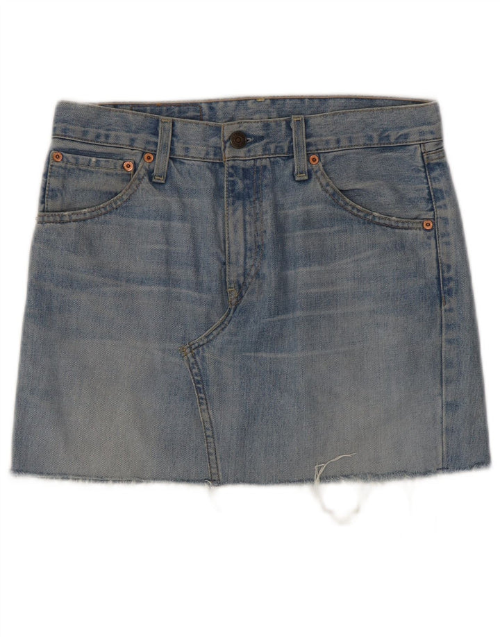 Levi's Womens 525 Denim Skirt W31 Medium Blue