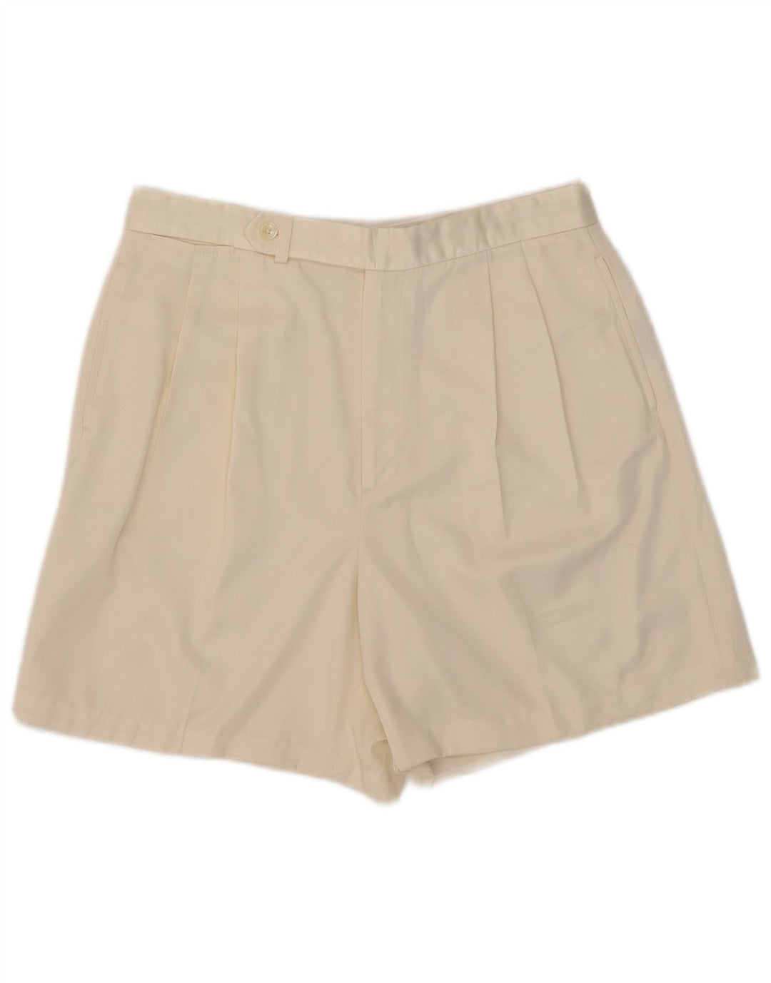 Ralph Lauren Womens Pegged Chino Shorts US 12 Large W31 Off White Polyester