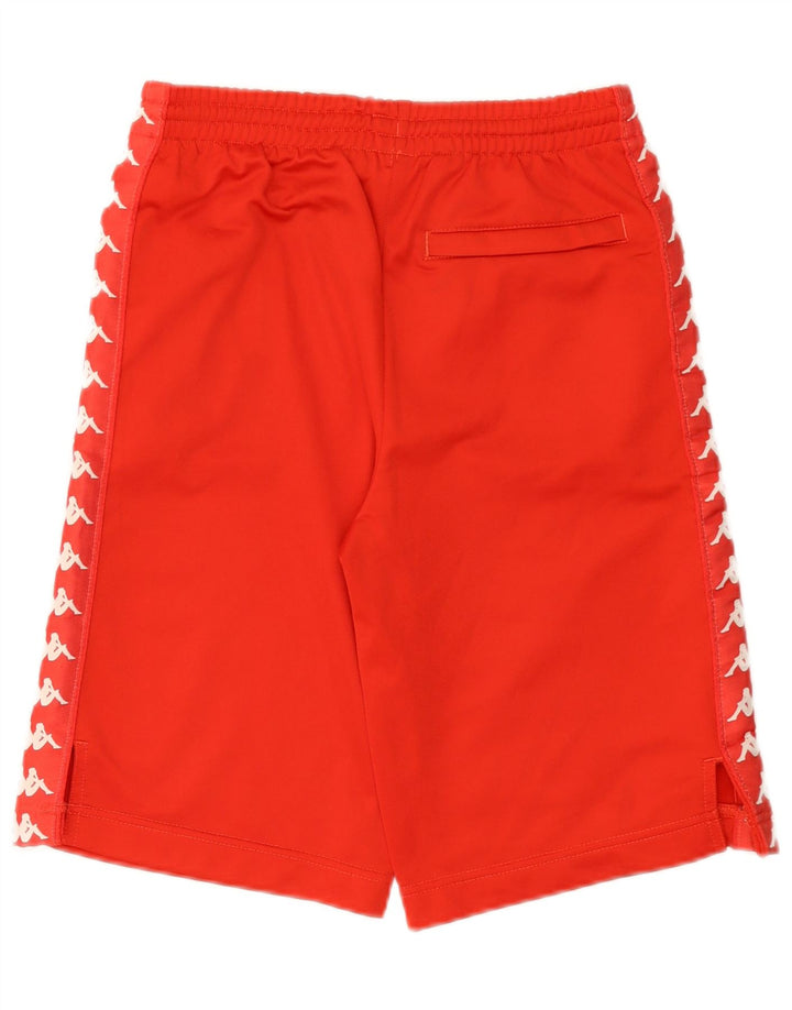 Kappa Mens Graphic Sport Shorts XS  Red Polyester