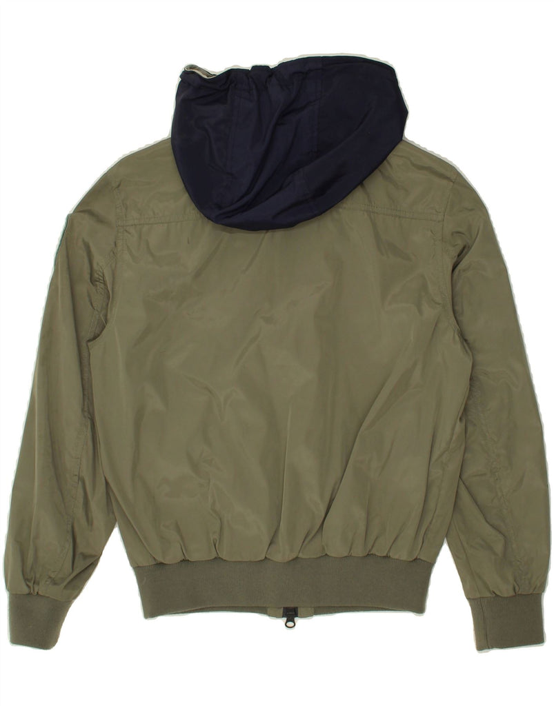 BLAUER Boys Hooded Bomber Jacket 11-12 Years Khaki Vintage Blauer and Second-Hand Blauer from Messina Hembry 