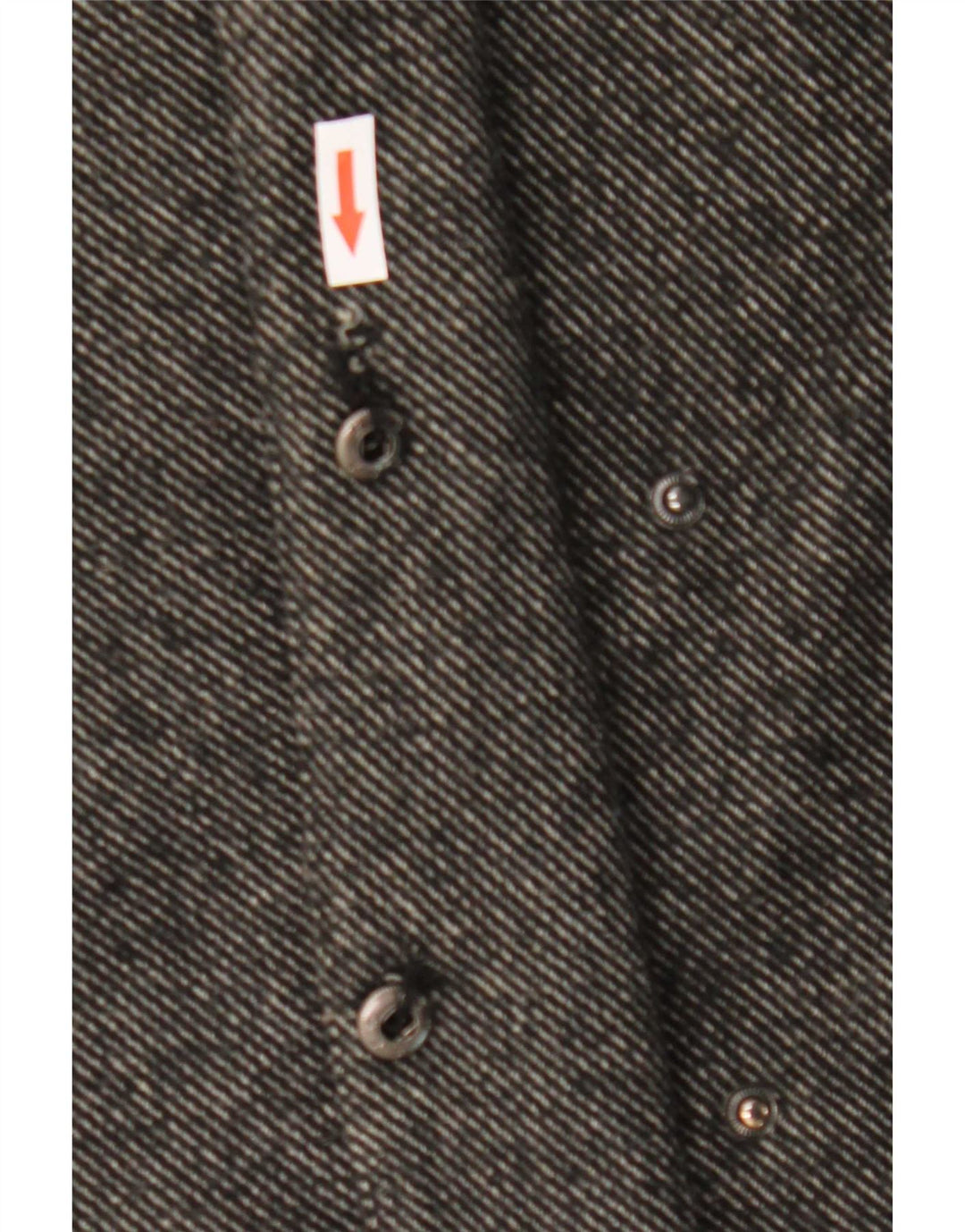 Marks & Spencer Womens Overcoat UK 14 Medium Grey Pinstripe Polyester