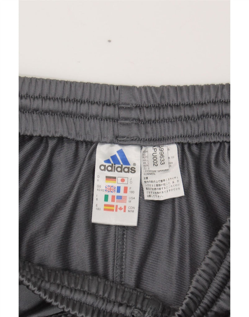 ADIDAS Mens Tracksuit Trousers UK 40/42 Medium Grey Polyester Vintage Adidas and Second-Hand Adidas from Messina Hembry 