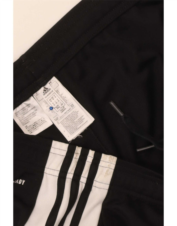 Adidas Mens Aeroready Graphic Tracksuit Trousers XL Black Polyester