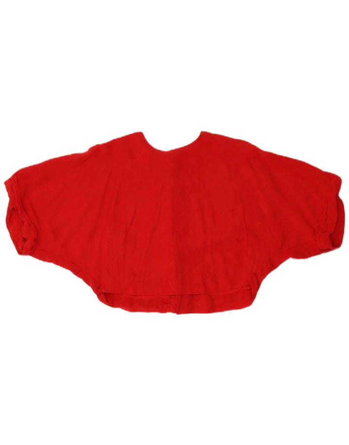 Vintage Womens Oversized 2 Piece Skirt Set UK 14 Medium W26  Red