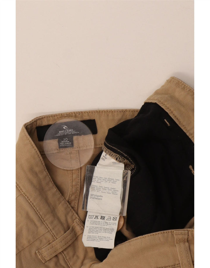 Rip Curl Mens Tailored Chino Shorts W30 Medium Beige Cotton