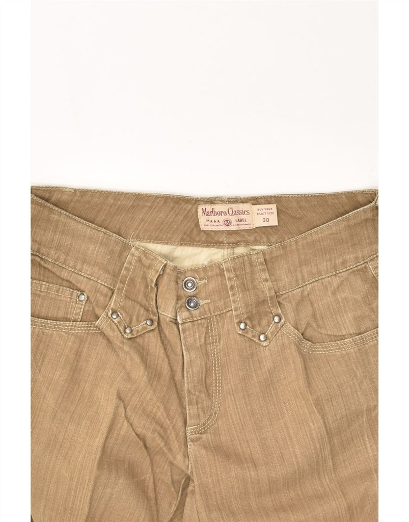 MARLBORO CLASSICS Womens Straight Jeans W30 L31  Brown Cotton | Vintage Marlboro Classics | Thrift | Second-Hand Marlboro Classics | Used Clothing | Messina Hembry 