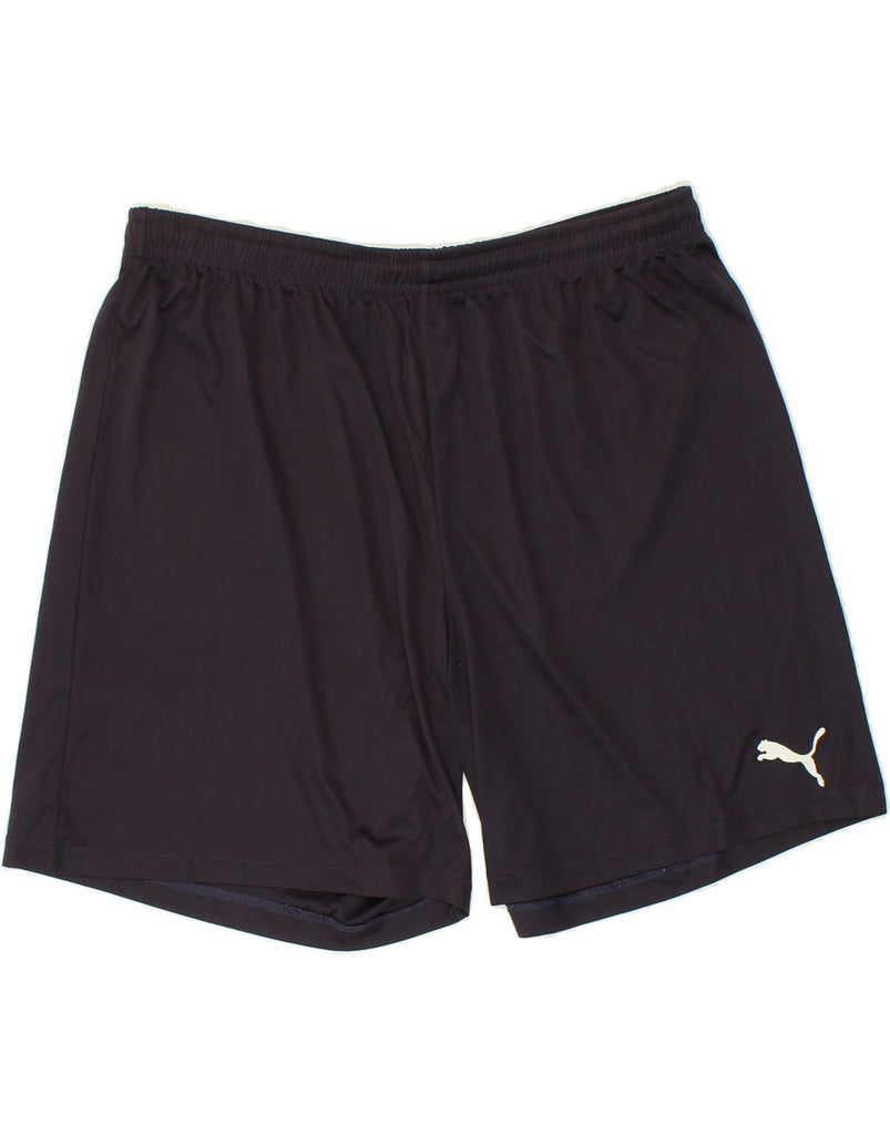 PUMA Mens Sport Shorts 2XL Black | Vintage Puma | Thrift | Second-Hand Puma | Used Clothing | Messina Hembry 