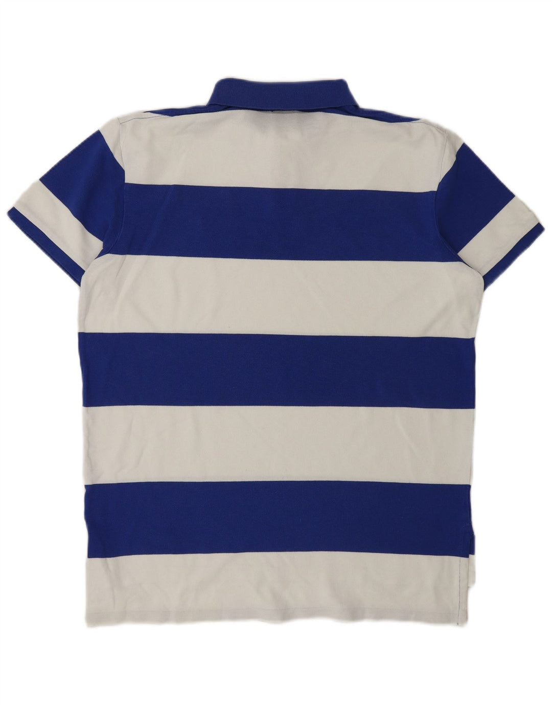 POLO RALPH LAUREN Mens Custom Fit Polo Shirt Large Blue Striped