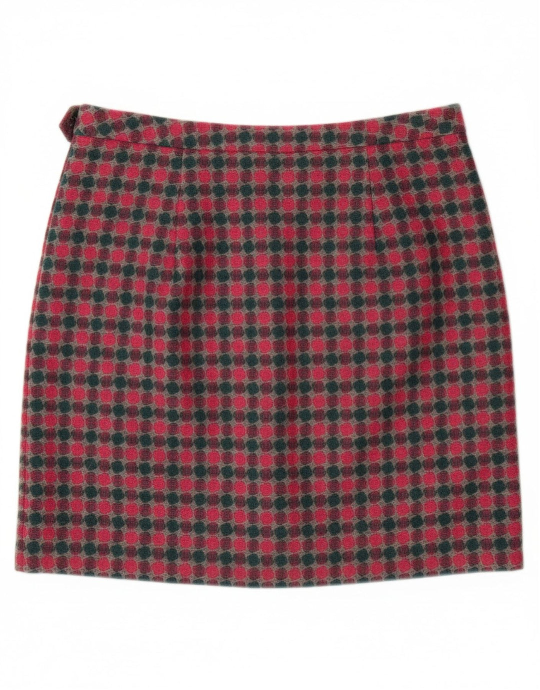 LAURA ASHLEY Womens Mini Skirt UK 16 Large W36  Multicoloured Spotted Wool