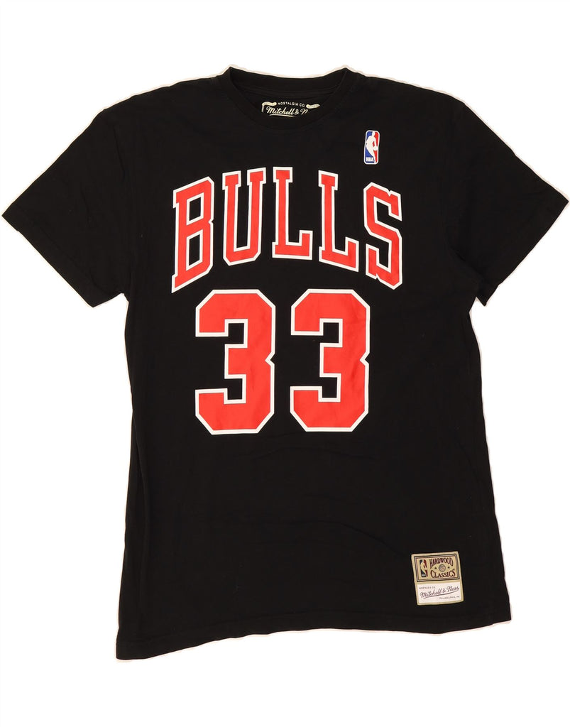 NBA Mens Bulls Graphic T-Shirt Top Large Black Cotton Vintage NBA and Second-Hand NBA from Messina Hembry 