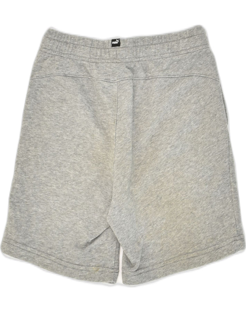 PUMA Girls Sport Shorts 11-12 Years Medium  Grey Cotton | Vintage Puma | Thrift | Second-Hand Puma | Used Clothing | Messina Hembry 