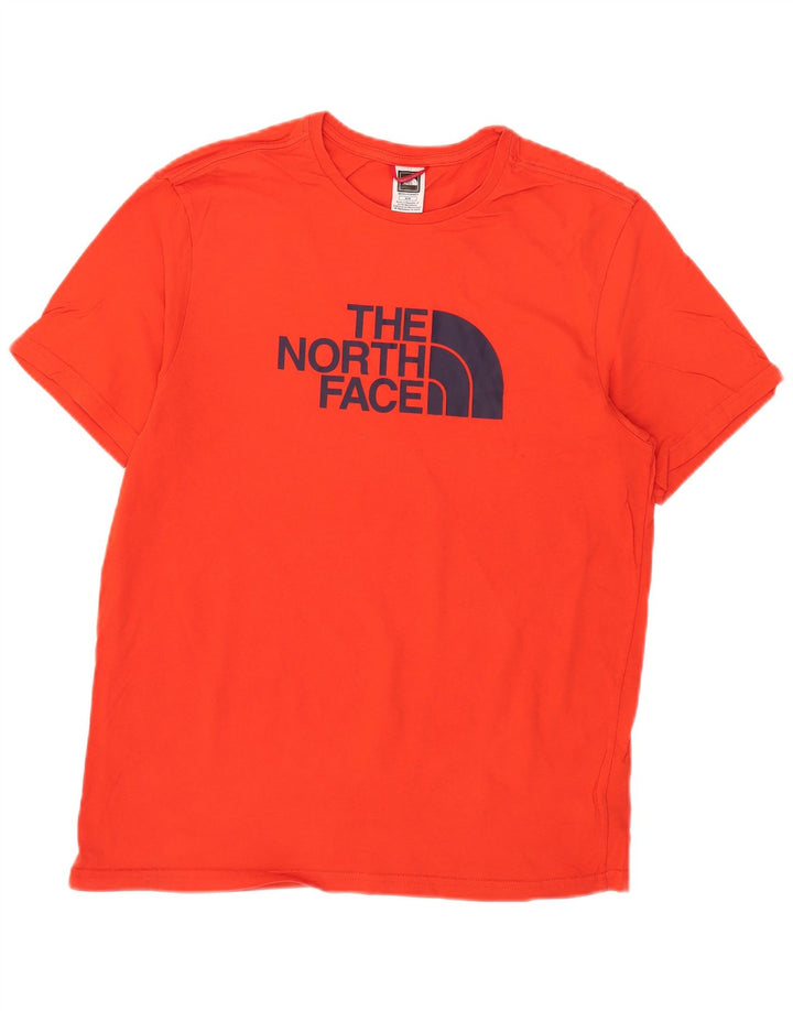 The North Face Mens Graphic T-Shirt Top Medium Red Cotton