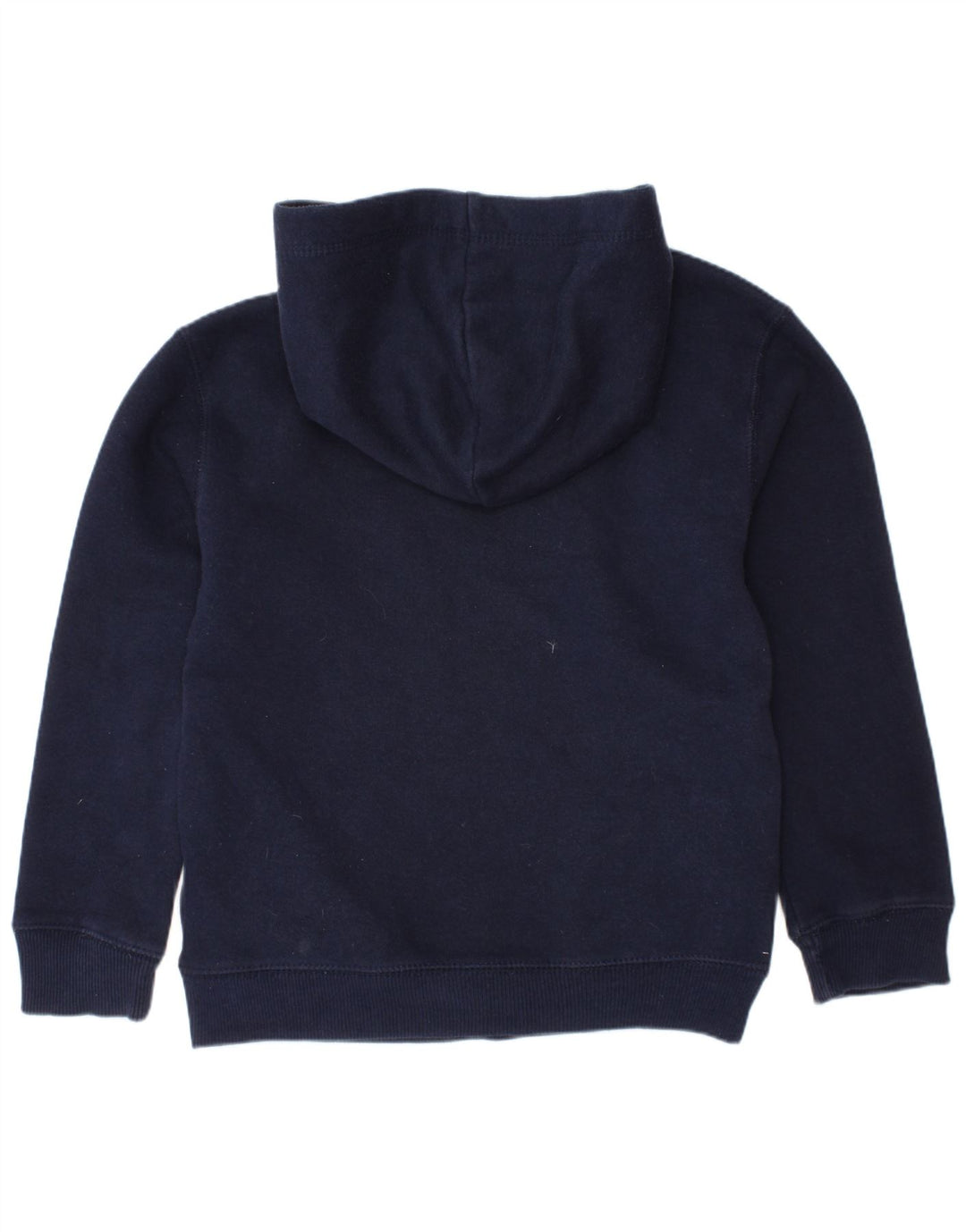 TOMMY HILFIGER Boys Graphic Hoodie Jumper 5-6 Years Navy Blue Cotton