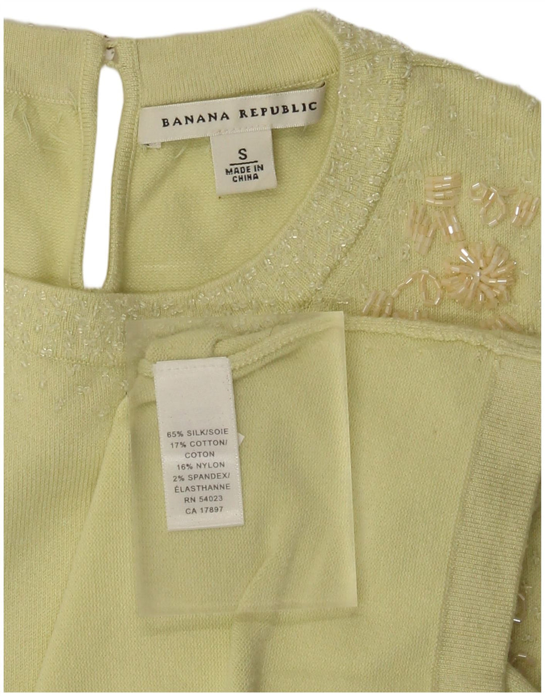 BANANA REPUBLIC Womens Vest Top UK 10 Small Green Silk