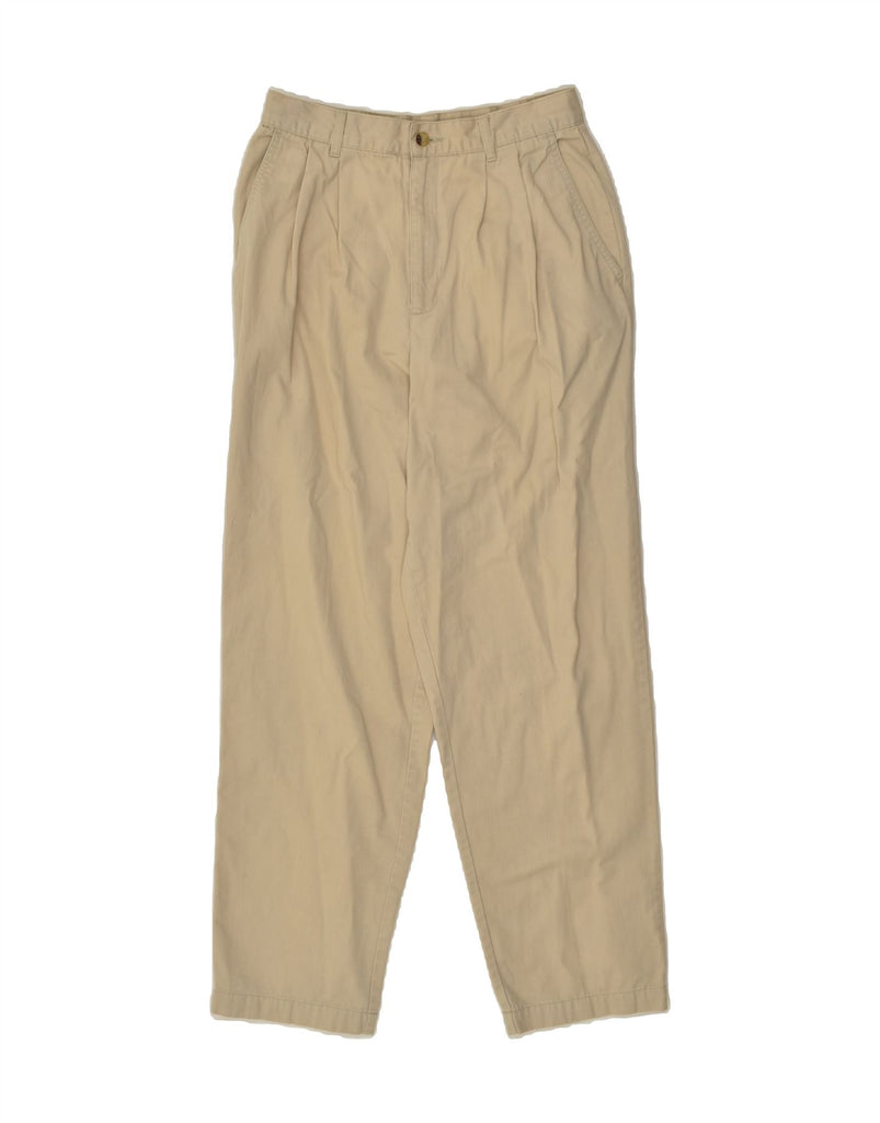 VINTAGE Boys Pegged Chino Trousers 9-10 Years W28 L29 Brown Cotton | Vintage Vintage | Thrift | Second-Hand Vintage | Used Clothing | Messina Hembry 