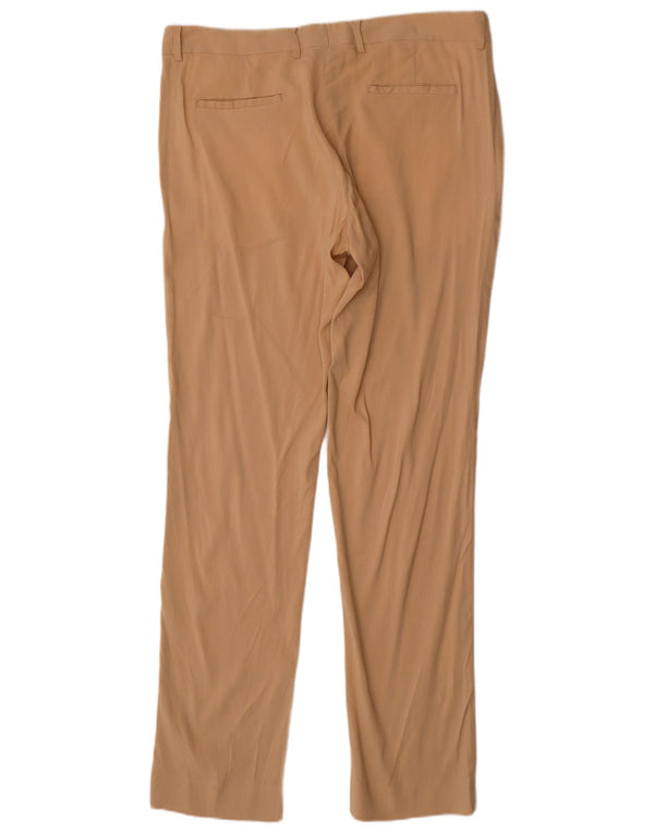 Guess By Marciano Mens Slim Chino Trousers IT 54 2XL W38 L36 Beige Linen