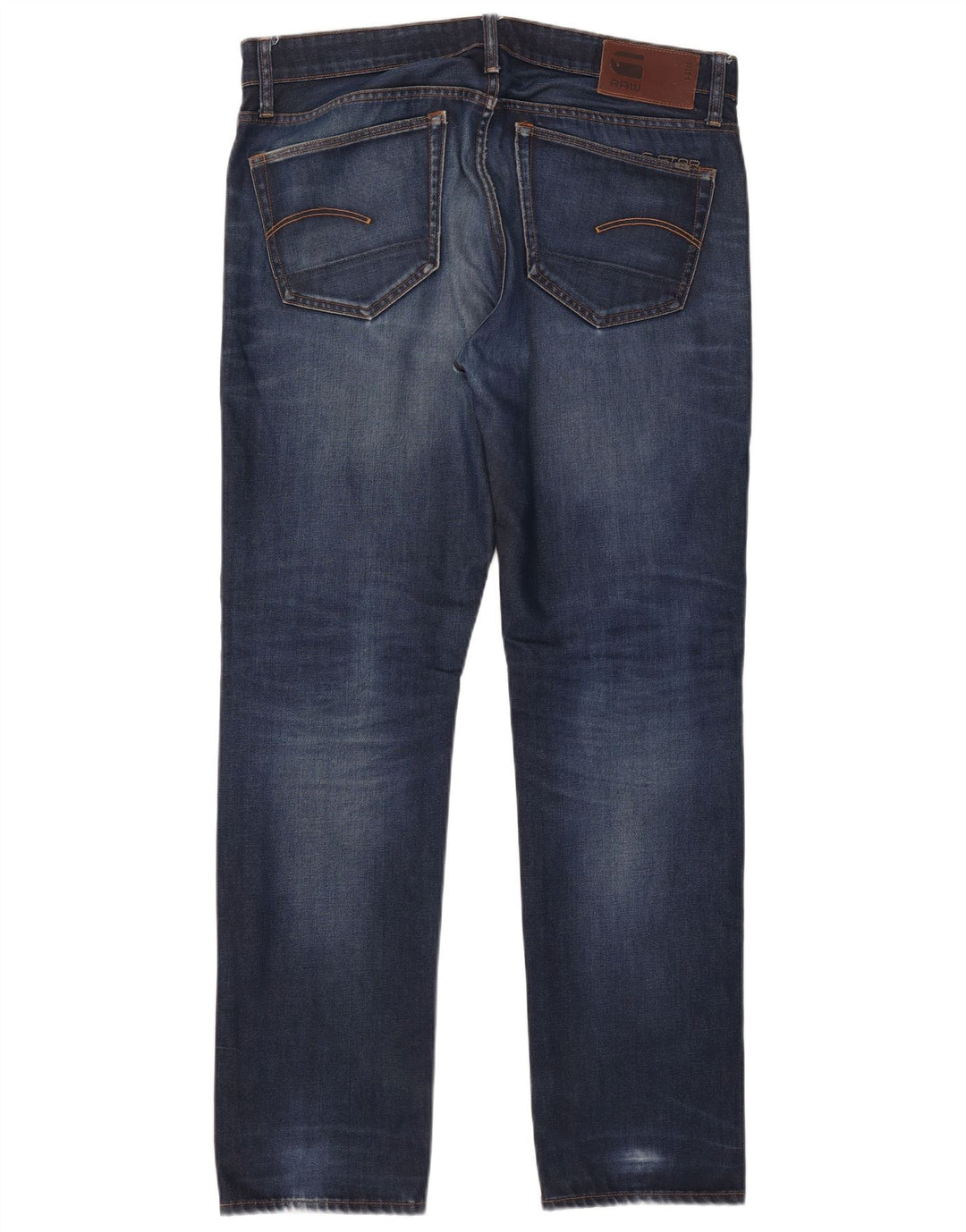G-Star Mens Slim Jeans W38 L34 Navy Blue Cotton