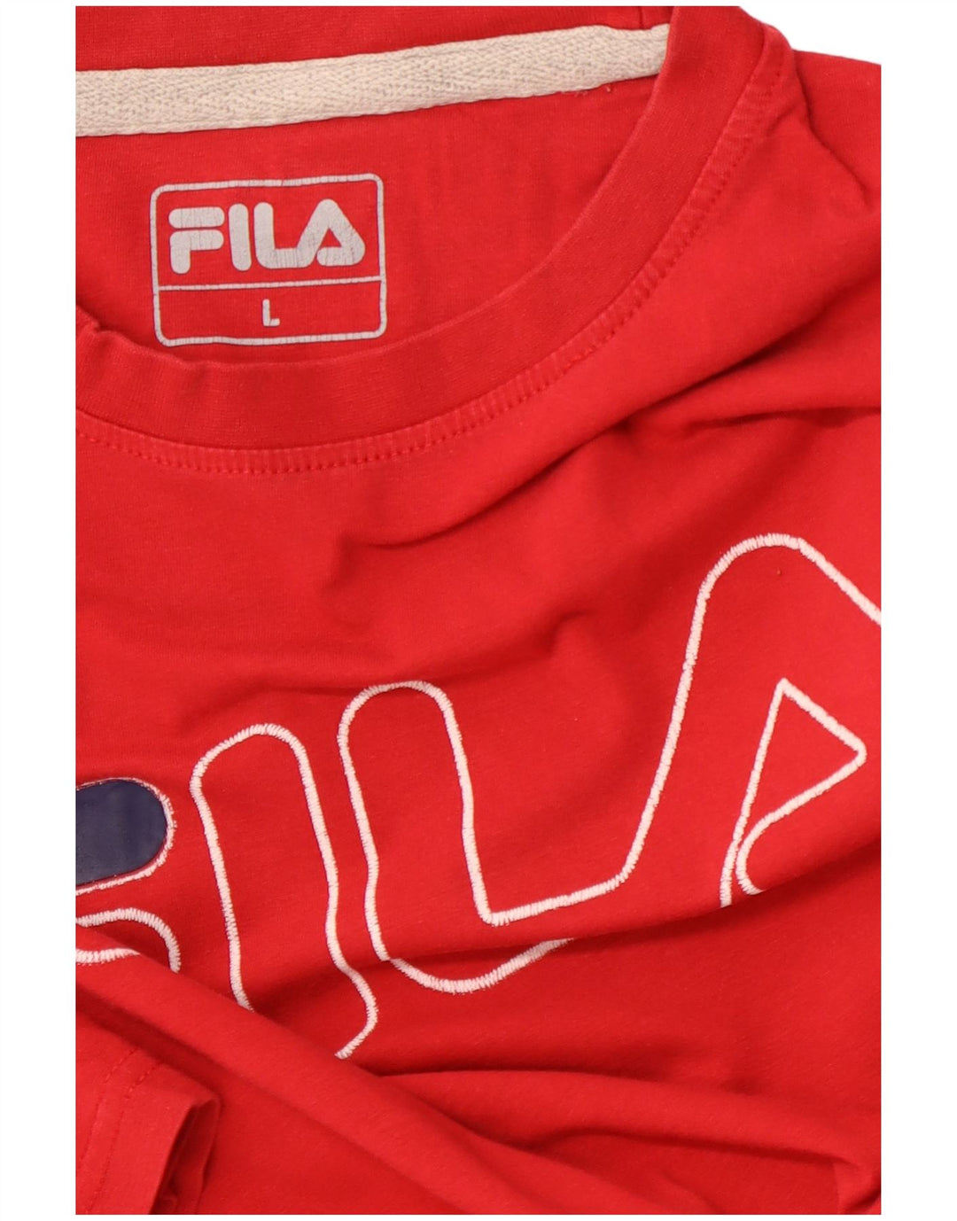 FILA Mens Graphic T-Shirt Top Large Red