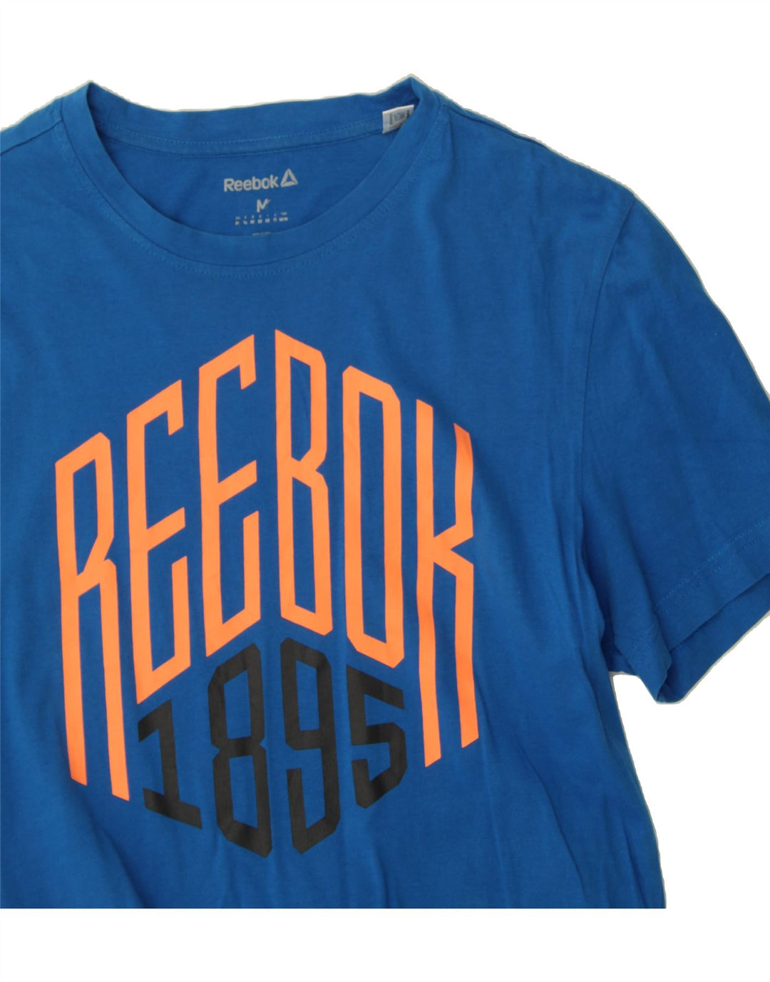 REEBOK Mens Graphic T-Shirt Top Medium Blue Cotton Vintage Reebok and Second-Hand Reebok from Messina Hembry 