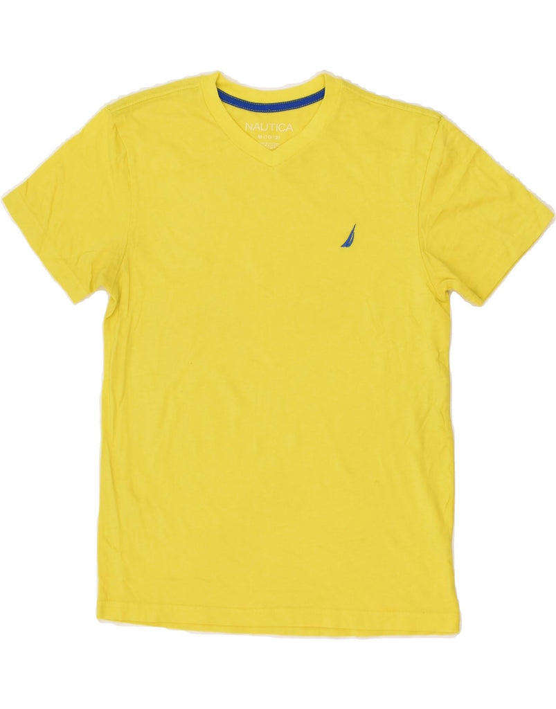 NAUTICA Boys T-Shirt Top 10-11 Years Medium Yellow Cotton | Vintage Nautica | Thrift | Second-Hand Nautica | Used Clothing | Messina Hembry 