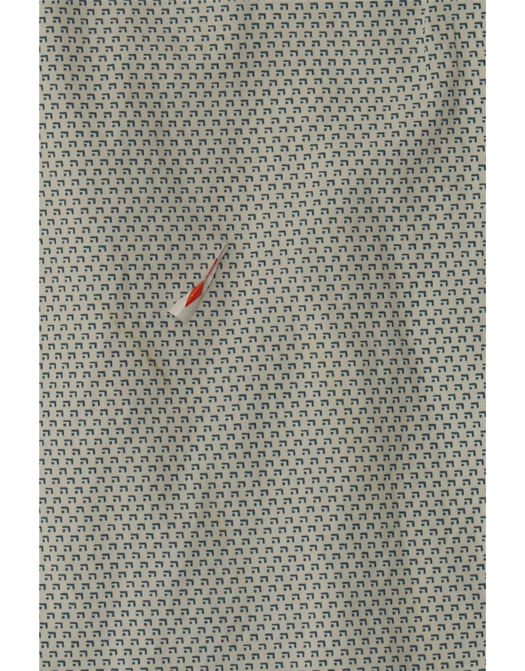 Gap Mens Short Sleeve Shirt Large White Spotted Cotton