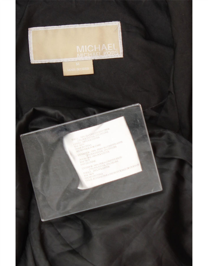 MICHAEL KORS Womens Rain Jacket UK 14 Medium Black Polyester Vintage Michael Kors and Second-Hand Michael Kors from Messina Hembry 